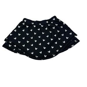 Shop The Magic Box Disney Girls Black Mickey Skirt Skort, Size 7/8